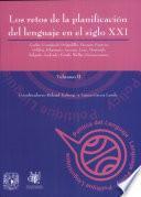 Los Retos de la planificación del lenguaje en el siglo XXI