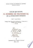 Lugar que ocupa el hombre de Neandertal en la evolución humana