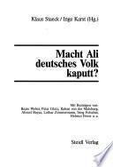 Macht Ali deutsches Volk kaputt?