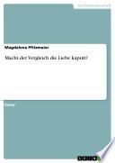 Macht der Vergleich die Liebe kaputt?
