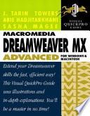 Macromedia Dreamweaver MX Advanced for Windows and Macintosh