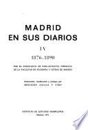Madrid en sus diarios: 1876-1890