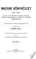 Magyar könyvészet, 1901-1910