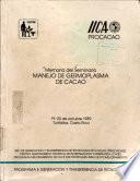 Mamoria Del Seminario Maejo de Germoplasma de Cacao