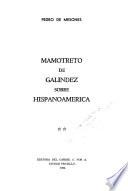 Mamotreto de Galíndez sobre Hispanoamérica