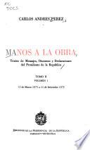 Manos a la obra: v. 1. 13 de marzo 1975 a 11 de setiembre 1975. v. 2. 12 de setiembre 1975 a 12 de marzo 1976