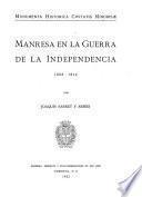 Manresa en la Guerra de la Independencia, 1808-1814