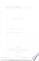 Mansfield park. Routledge's ed