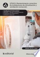 Mantenimiento correctivo de instalaciones de climatización y ventilación-extracción. IMAR0208