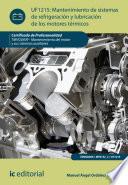 Mantenimiento de sistemas de refrigeración y lubricación de los motores térmicos. TMVG0409