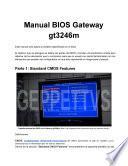 Manual BIOS Gateway gt3246m