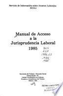 Manual de acceso a la jurisprudencia laboral