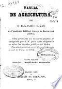 Manual de agricultura