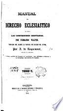 Manual de derecho eclesiástico de todas las confesiones cristianas