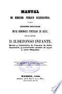Manual de Derecho Públicom Ecclesiástico
