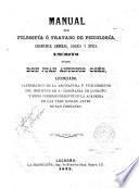 Manual de filosofía o Tratado de psicología, gramática general, lógica y ética