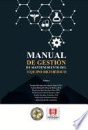 Manual de gestión de mantenimiento del equipo biomédico