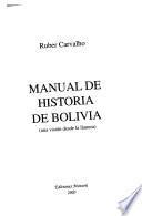 Manual de historia de Bolivia