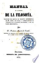 Manual de historia de la Filosofía