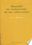Manual de industrias de los alimentos