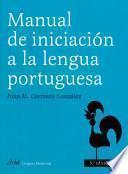 Manual de iniciación a la lengua portuguesa