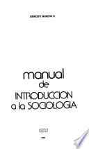 Manual de introduccion a la sociologia