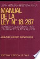 Manual de la Ley N 18.287