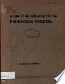 Manual de laboratorio de fisiología vegetal