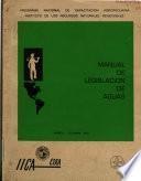 Manual de Legislacion de Aguas