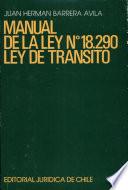 Manual de ley No 18.290 ley de transito