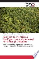 Manual de monitoreo biológico para el personal en áreas protegidas