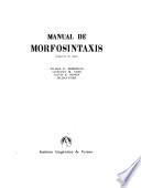 Manual de morfosintaxis