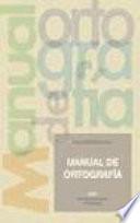 Manual de ortografía