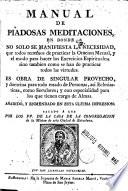 Manual de piadosas meditaciones
