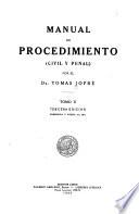 Manual de procedimiento (civil y penal)