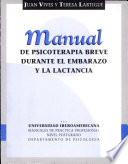 Manual de psicoterapia breve durante el embarazo y la lactancia