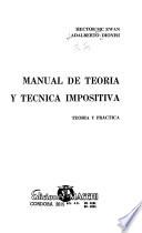 Manual de teoría y técnica impositiva