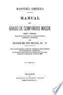 Manual del grado de compañero masón