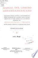 Manual del librero hispano-americano