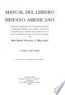 Manual del librero hispano-americano