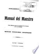 Manual del maestro