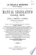 Manual legislativo para 1914