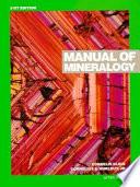 Manual of Mineralogy (after James D. Dana)