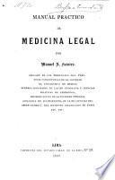 Manual practico de medicina legal