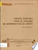 Manual Practico para el Analis de Experimentos de Campo