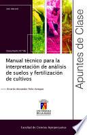 Manual técnico para la interpretación de análisis de suelos y fertilización de cultivos