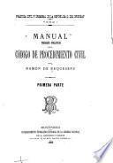 Manual teórico-práctico del Código de instrucción criminal