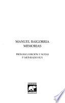 Manuel Baigorria memorias