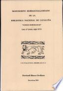Manuscrito hebraicoaljamiado de la Biblioteca Nacional de Cataluña