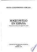 Maquiavelo en España